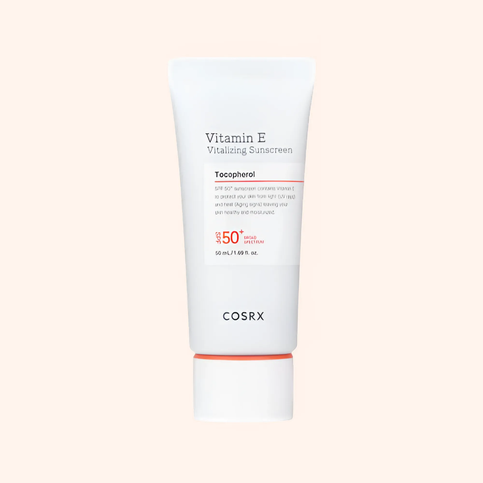 COSRX Vitamin E Vitalizing Sunscreen Broad Spectrum SPF 50+