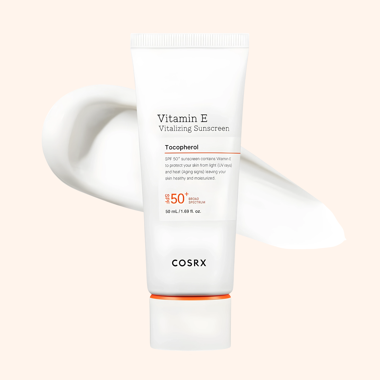 COSRX Vitamin E Vitalizing Sunscreen Broad Spectrum SPF 50+ - Image 2