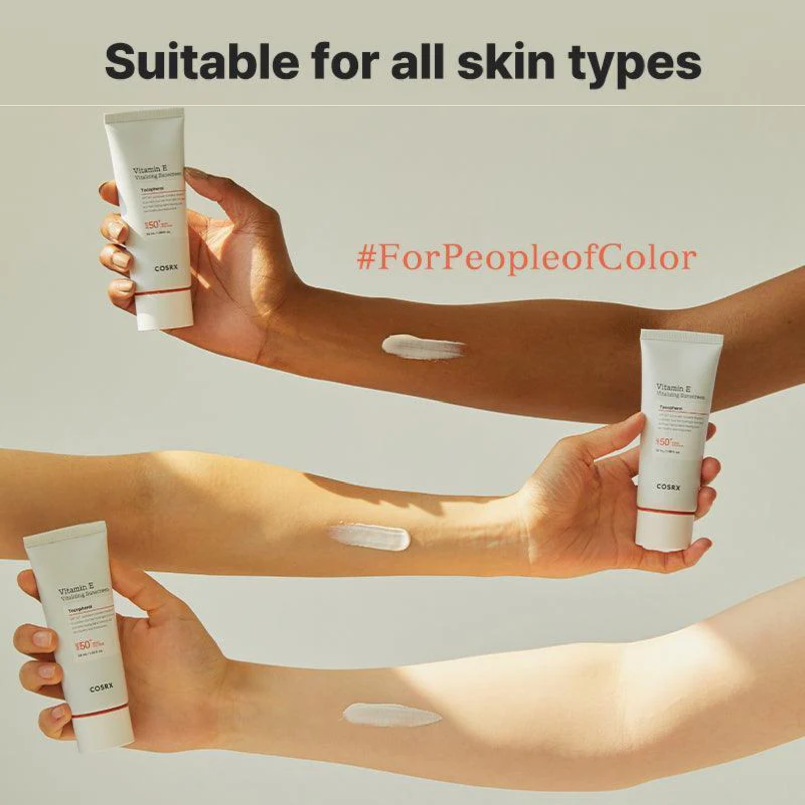 COSRX Vitamin E Vitalizing Sunscreen Broad Spectrum SPF 50+ - Image 7